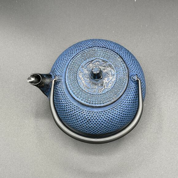 Vintage Japanese Cast Iron Tetsubin Kettle Teapot Hobnail - Picture 14 of 16